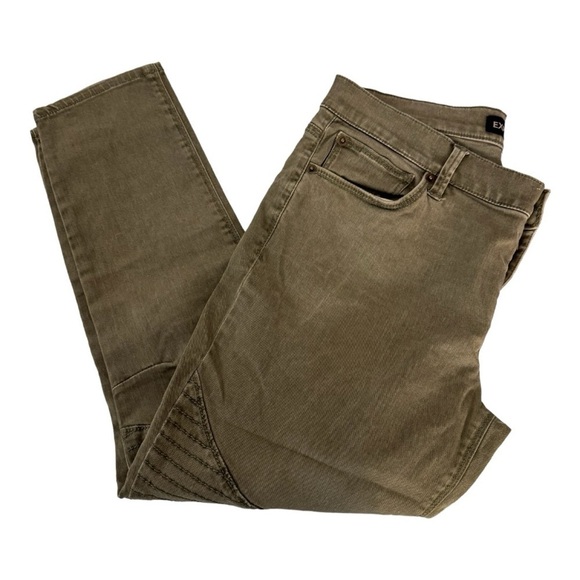 Express Pintuck Knee Skinny Jeans - Picture 5 of 10